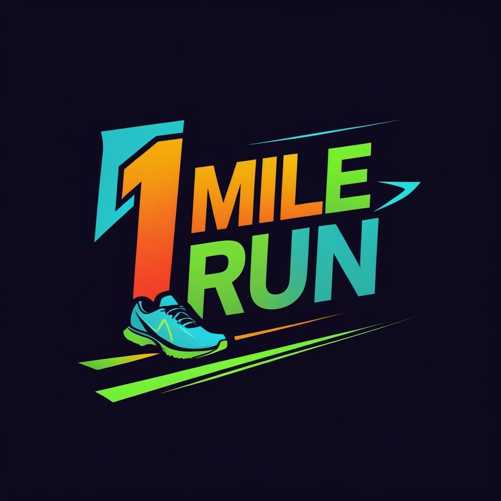 1Mile Run Club Official Logo